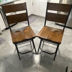 Counter Height Table, Chairs And Bench