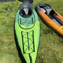 Aquaglide Navarro 130 Inflatable Kayak (green)