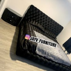 NEW KING BED FRAME WITH MATTRESS