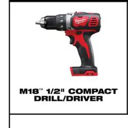 Milwaukee Compact Drill/Driver No Battery Tool Only