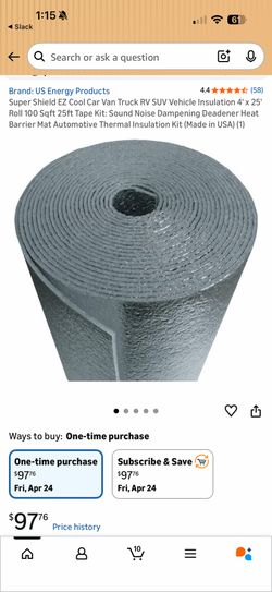 Thermal insulation kit