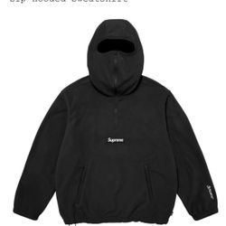 Supreme FW25’ week 14 Polartec® Face Mask Half Zip Hooded Sweatshirt. Brand new clothing. 100% og all. Pick up location hicksville. NO TRADES. All sal