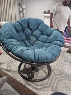 Papasan Chair With Cushion