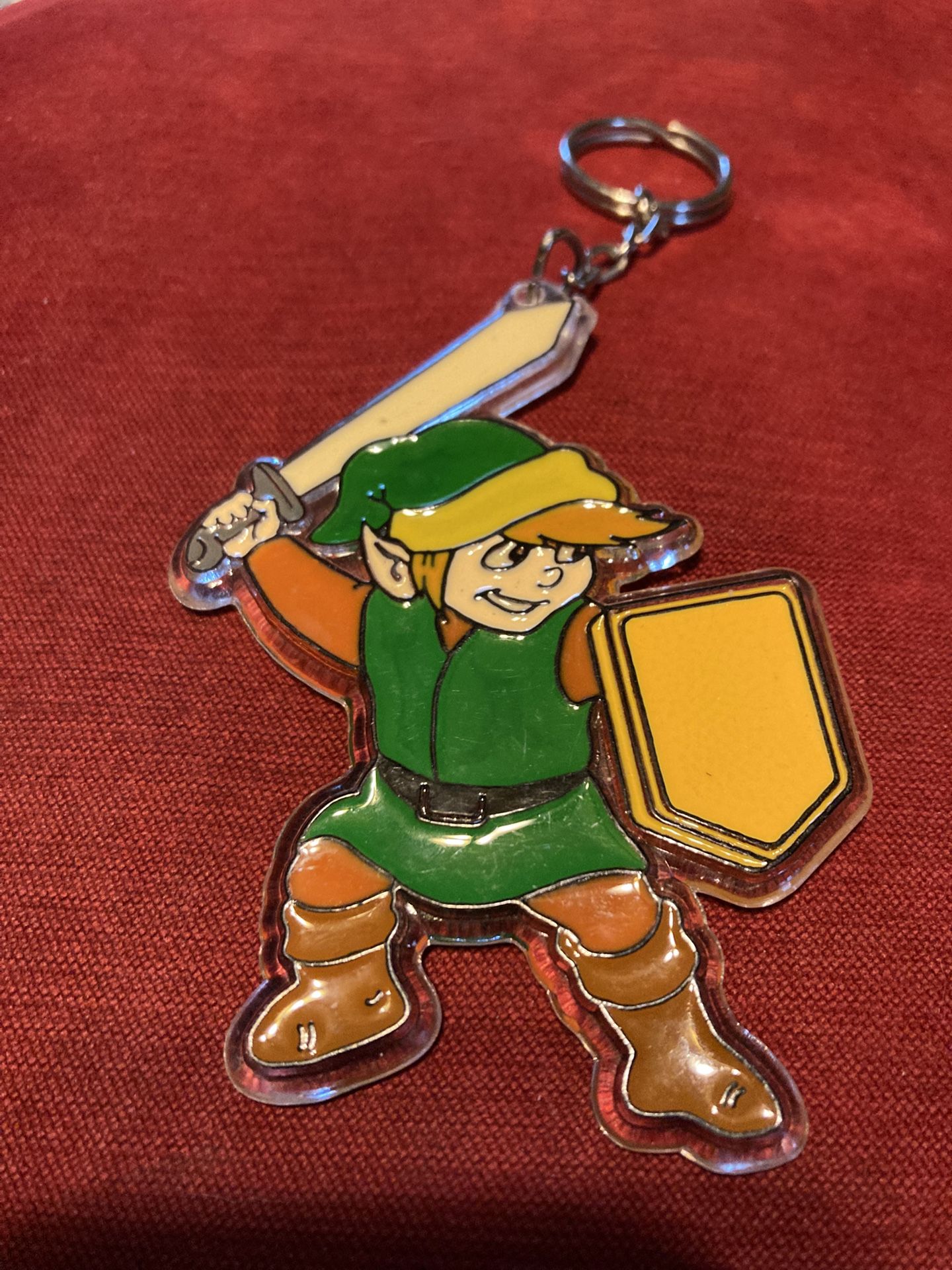 Rare 1988 Nintendo Legend Of Zelda Keychain