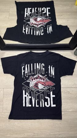 Y2K 2000s Falling In Reverse Handshake Band Shirt