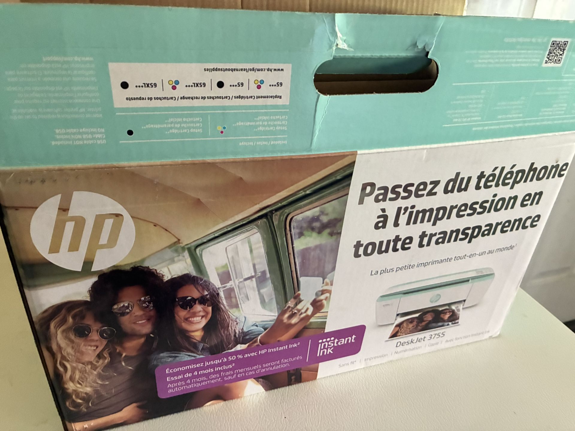 HP Instant Ink Printer. Wireless 3755