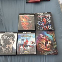 Spider-Man Movie Set + Venom (NO DIGITAL COPY)