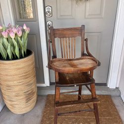 Wooden High Chair 