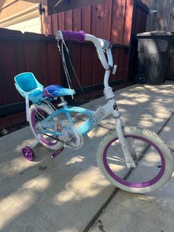 Disney Frozen Kids Bike with Training Wheels