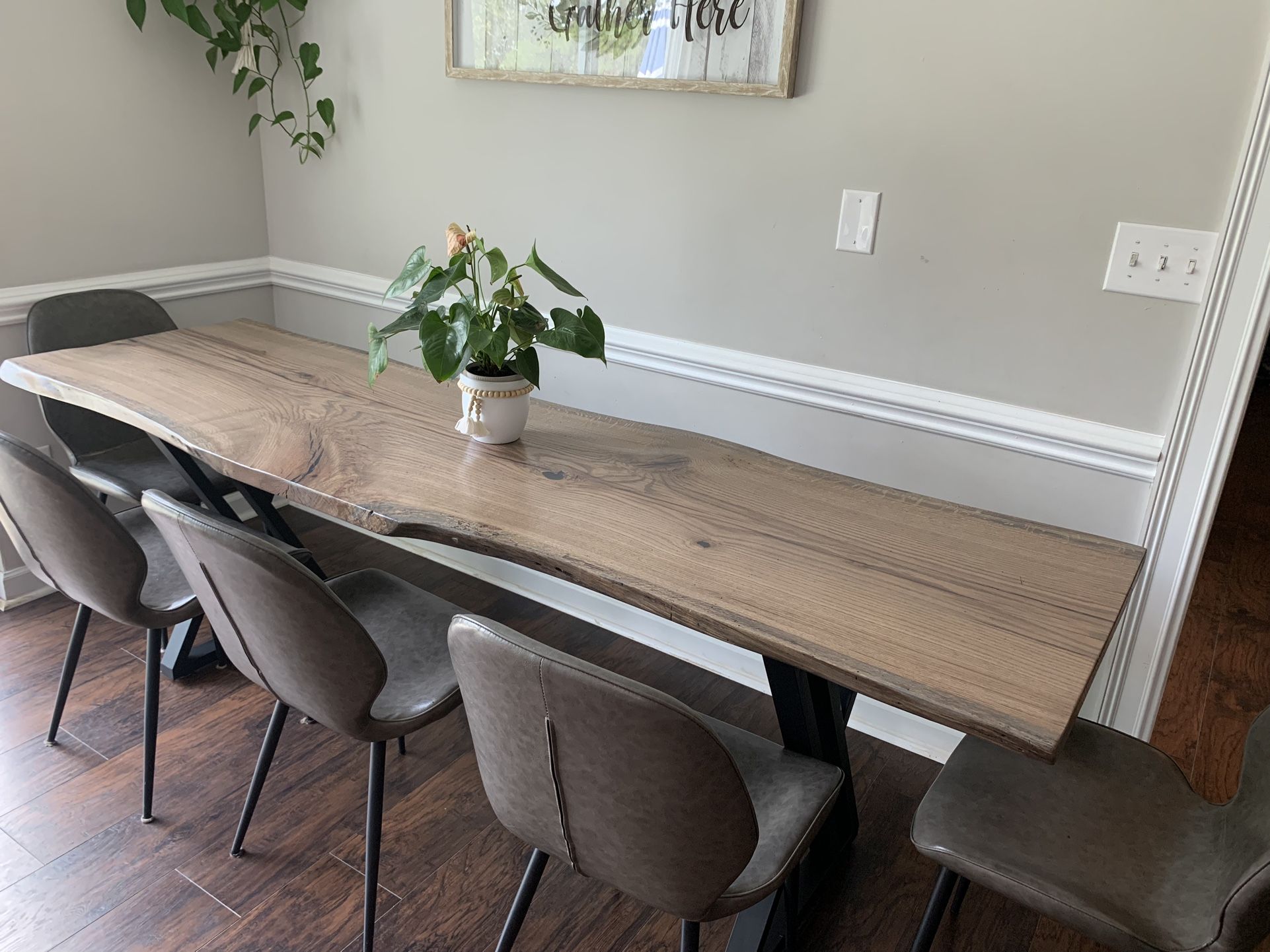 Live Edge Table White Oak