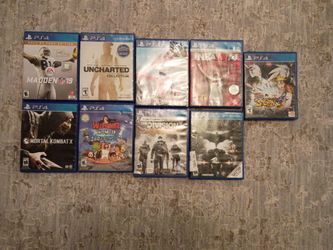Ps4 Games All For 100