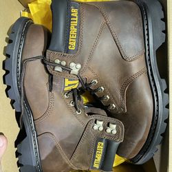 Caterpillar Steel Toe Work Boots Size 8 & 10-10.5