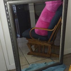 Mid-20th Century , Rococo Silver Ish Mirror..