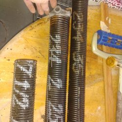 Never Used Garage Door Tension Springs 150 Bucks Minus One Fitting It's A Good Deal These Things Are Insanely Expensive