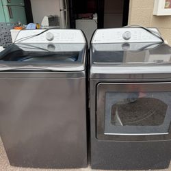 G.E Profile Washer 5.0 cu.ft and Electric dryer 7.4 cu.ft