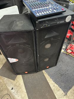 JBL JRX125 dual 15” speakers