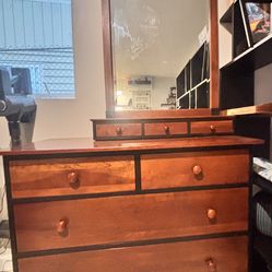 Ethan Allen Wooden Dresser with Mirror – $375 (Seattle)