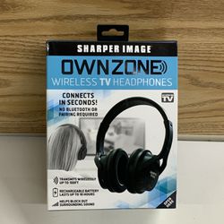 OWN ZONE Wireless TV Headphones in Black