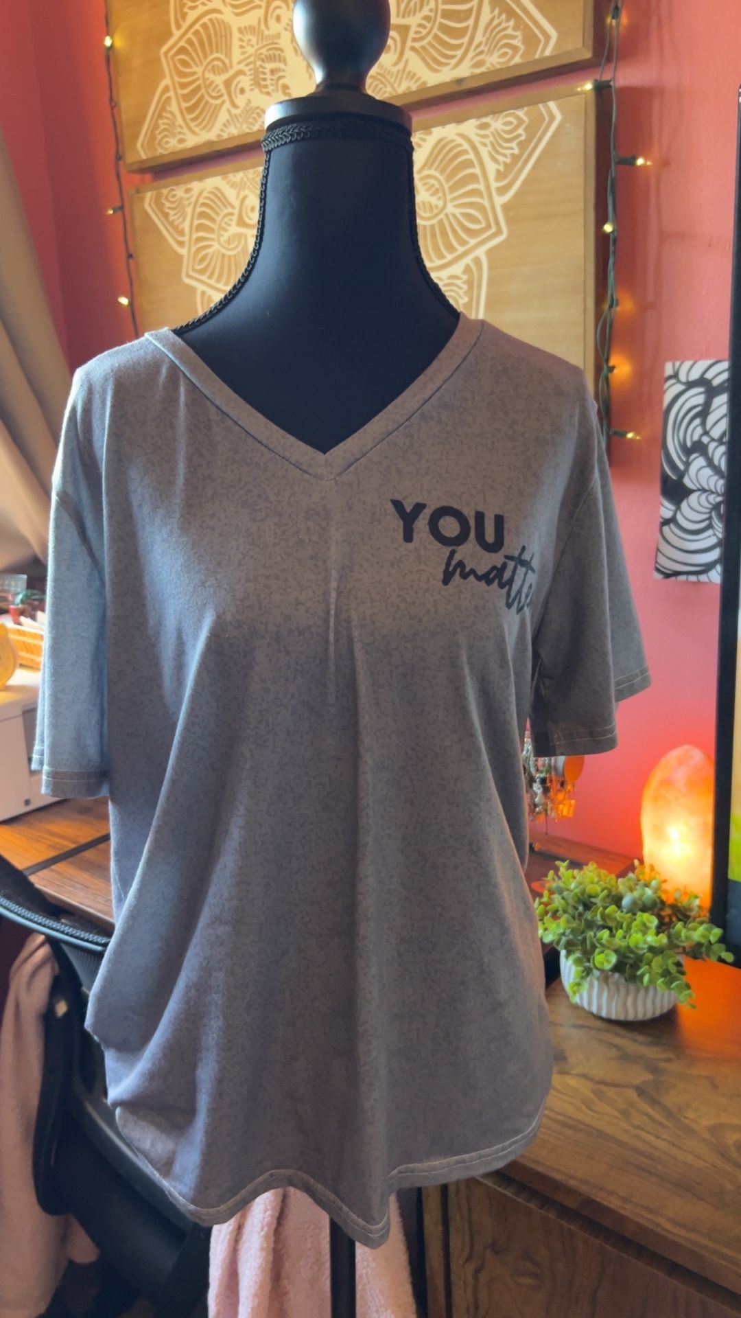women’s size large “You Matter” message to person behind you shirt ;; $10 in 33312