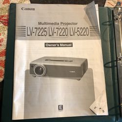 Canon Projector 