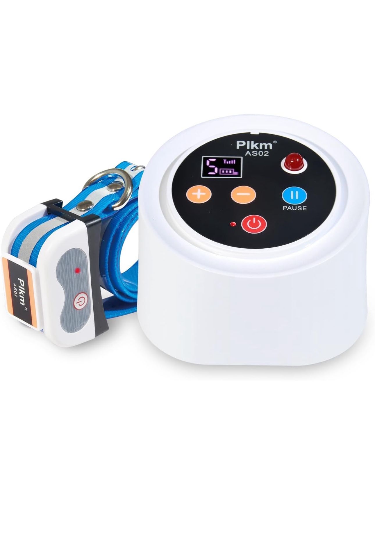 PLKM 2025 Smart Wireless Dog Fence – AI Alarm, 360° Signal, Battery Display