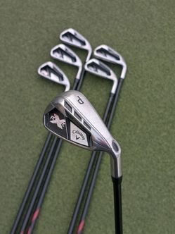 Callaway Razr x 5-P iron set.