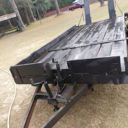 7x17 Tilt Utility Double Axle Trailer 