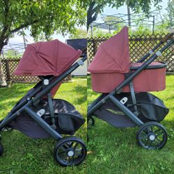 UPPAbaby Toddler+Bassinet + Accessories | Rosewood Mélange