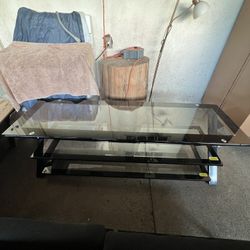 Glass Tv Stand. 