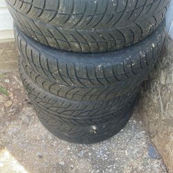 I Have 4 Tires Like New Used 