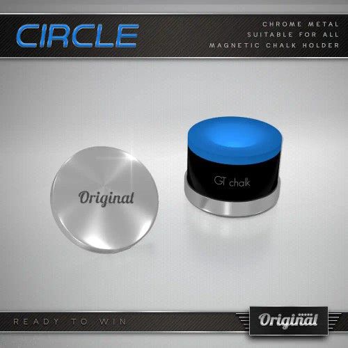 Premium Chalk Holder by Original Billiards Chrome color