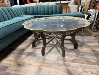 Hollywood regency coffee table