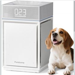 Air Purifiers for Home Large Room Bedroom up to 3600 Sq Ft PM 2.5 Display Air Quality Sensor True HEPA Air Filter for Fur Odor Smoke with Three-Sided 