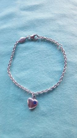 925 Bracelet/ Heart Pendant