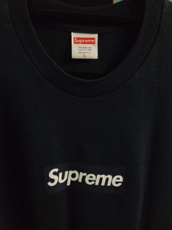 Supreme L/S Navy Boxlogo