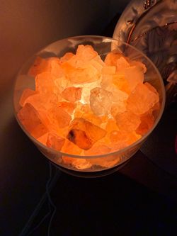 Rock lamp