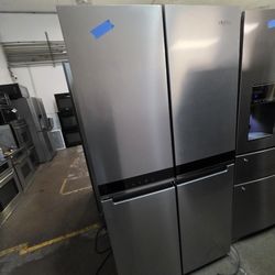 WHIRLPOOL 4 DOOR STAINLESS STEEL REFRIGERATOR