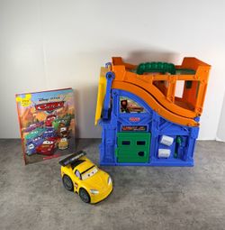 Fisher-Price Disney Pixar Cars Playset with Book