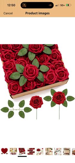 Lifewit Artificial Flowers, 50 Pcs