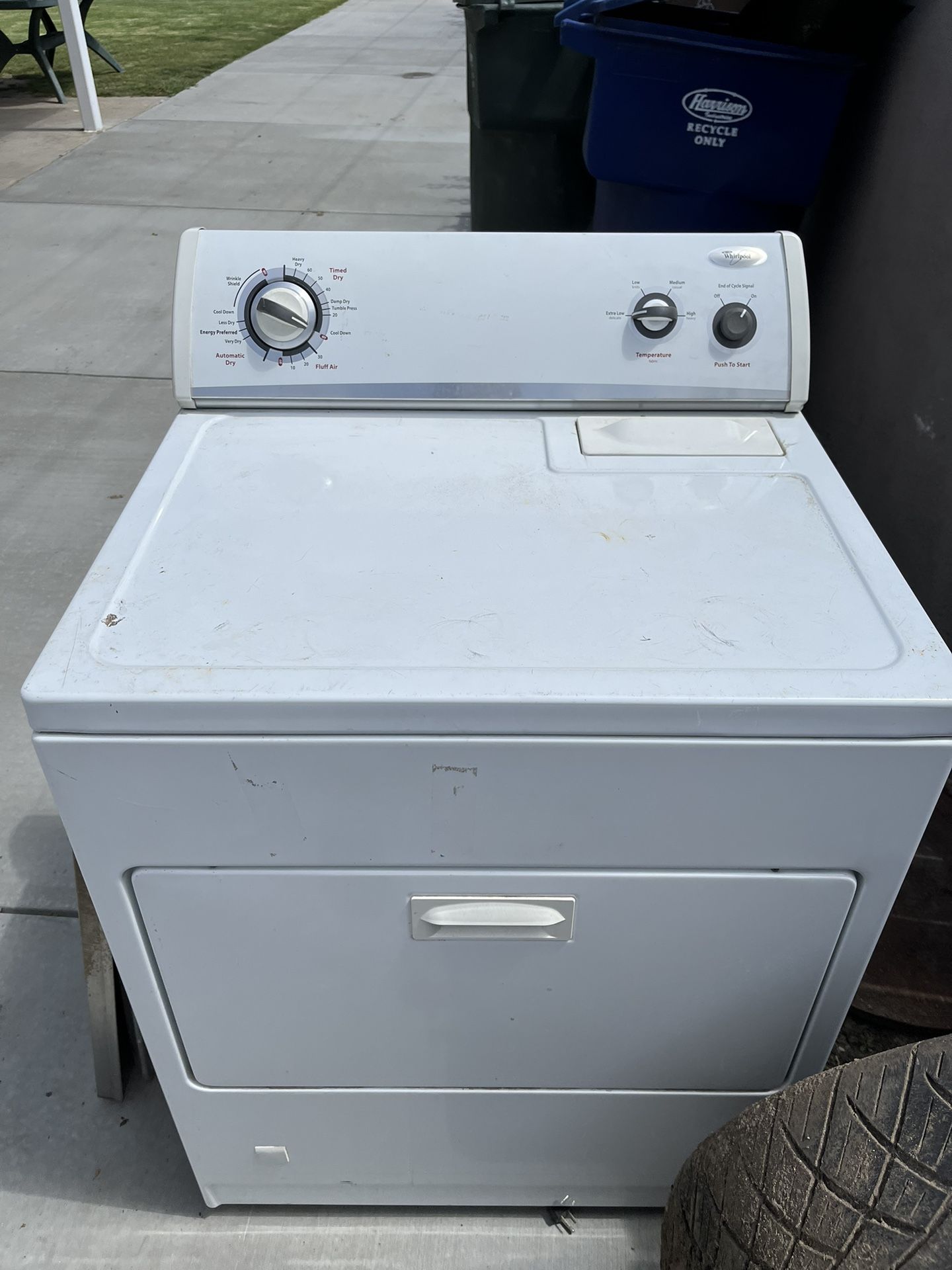 Whirl Pool Dryer Gas