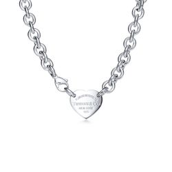 Tiffany & Co. Heart Tag Link Necklace 