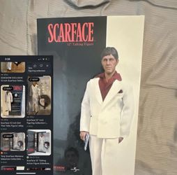 (Last One Left) SCARFACE Sideshow Collectibles Tony Montana 12 in Talking Figure (Al Pacino)