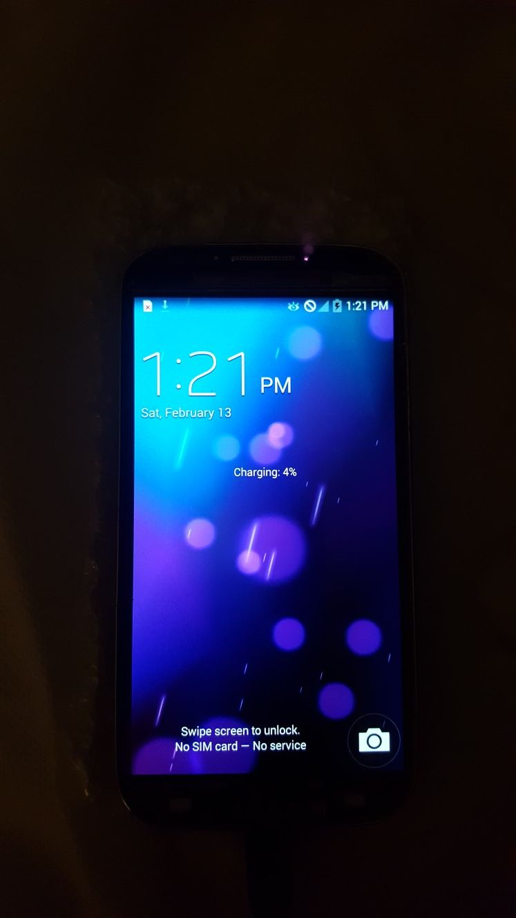 Samsung s4 need glass on the top phone working unlock any company