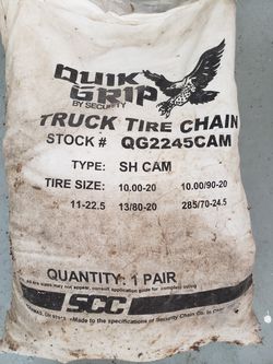Quick grip tire chains