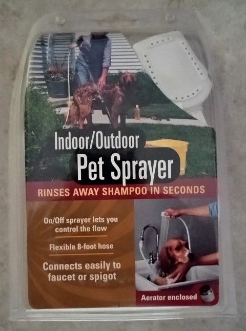 "Rinse Ace" Brand Indoor / Outdoor Deluxe Handheld Dog Washing Sprayer