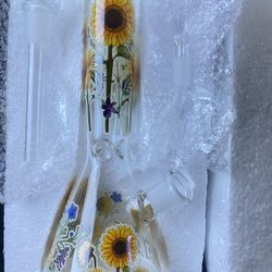 Flower Vase With Bowl And Down Stem 