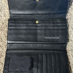 Maxine Couture Black Wallet