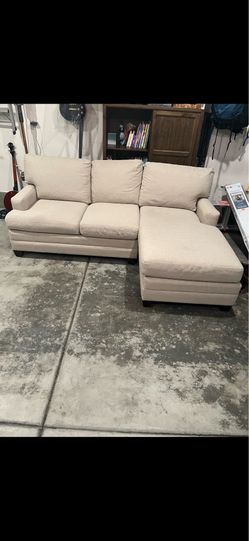 L-shaped Basset couch