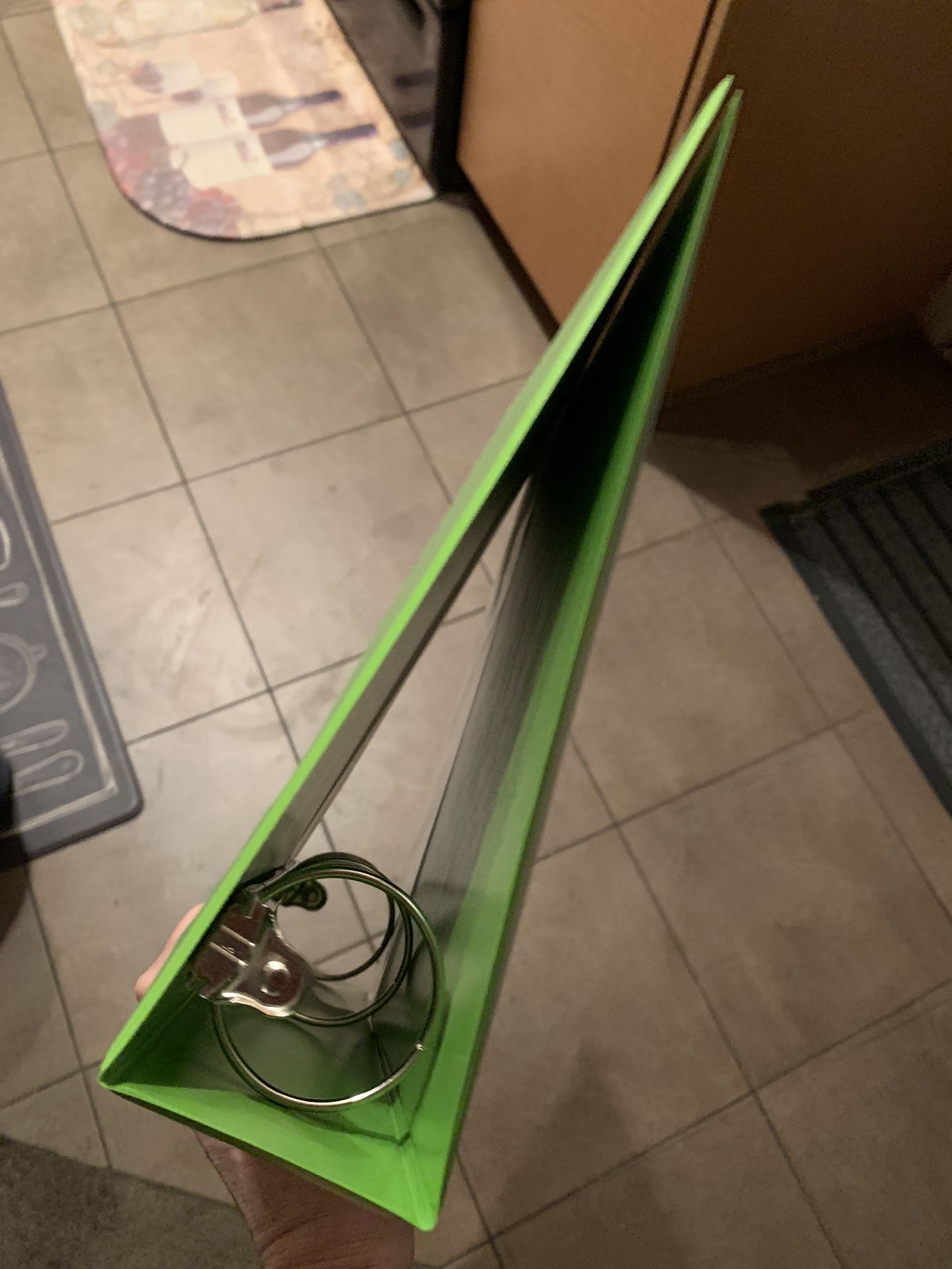 New 3 Ring Binders, 3”, Green, Amazon basics