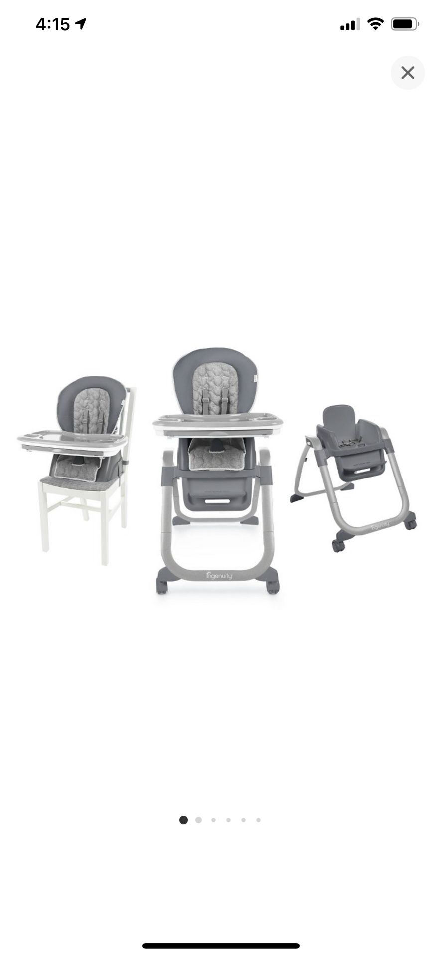 Ingenuity SmartServe 4-in-1 High Chair - Connolly